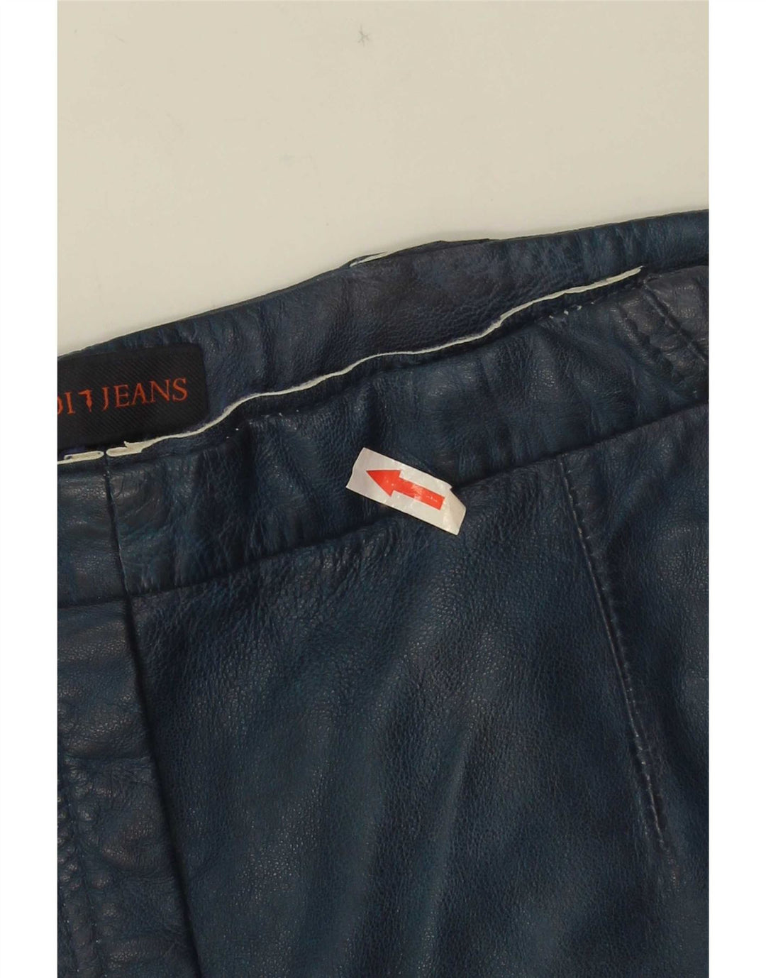 Trussardi lædershorts til kvinder W30 Medium Marineblå