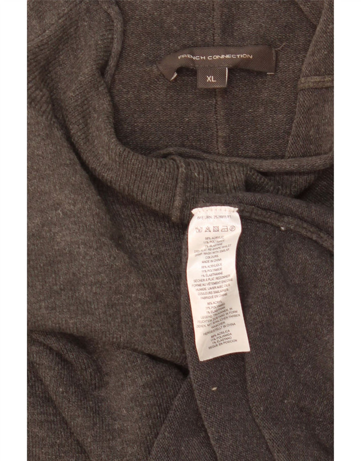 French Connection Womens Turtle Neck Jumper Sweater UK 18 XL Grey