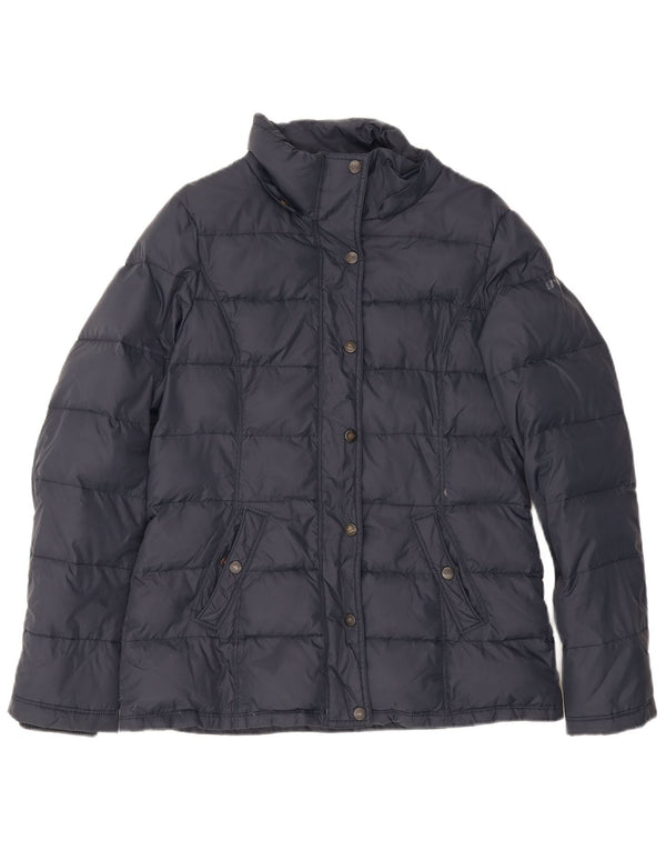 Slam Womens Padded Jacket UK 14 Medium Navy Blue Polyamide