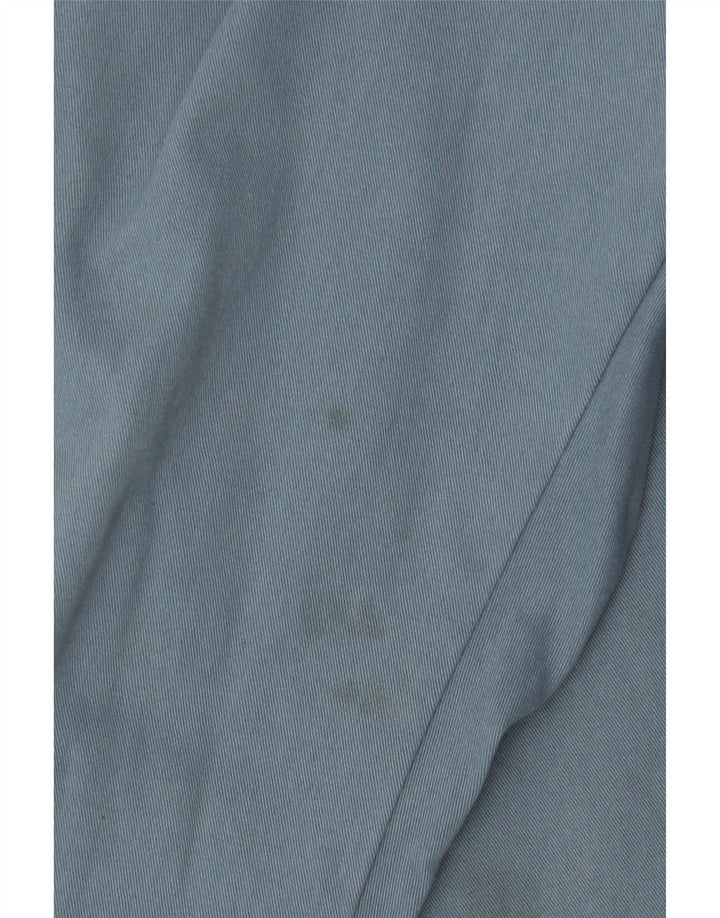 Marks & Spencer Mens Regular Fit Chino Trousers W42 L29 Blue Cotton