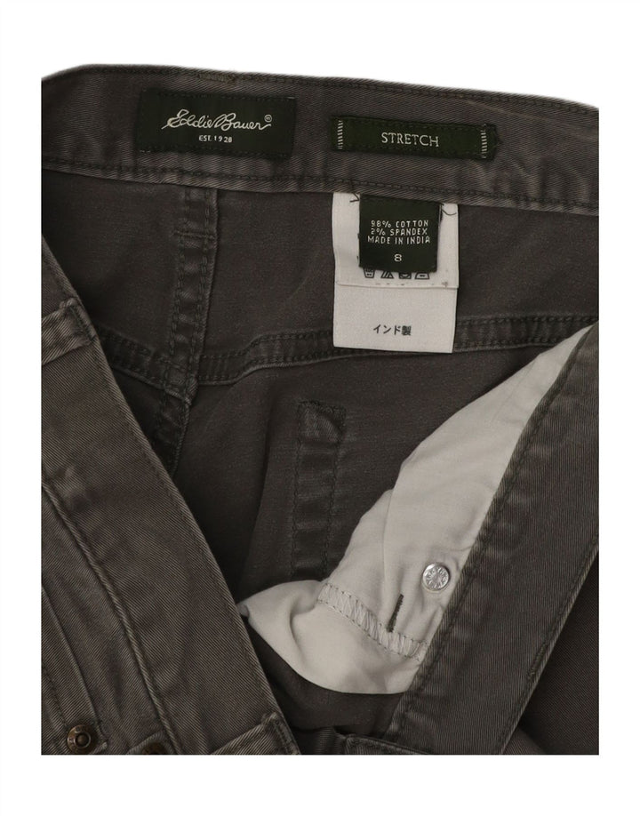 EDDIE BAUER Womens Stretch Casual Trousers US 8 Medium W36 L31 Grey Vintage Eddie Bauer and Second-Hand Eddie Bauer from Messina Hembry 