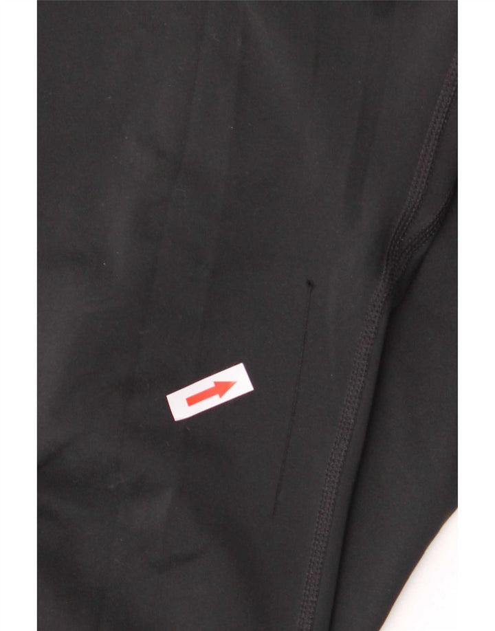 Nike Womens Graphic Leggings UK 10 Small Black Polyester