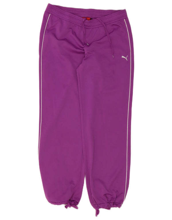 Puma Womens Tracksuit Trousers Joggers UK 12 Medium Purple