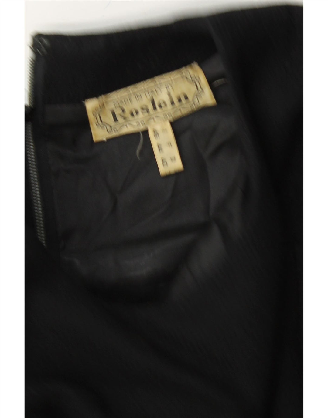 ROSLEIN Womens Sleeveless A-Line Dress IT 46 Large Black Vintage Roslein and Second-Hand Roslein from Messina Hembry 