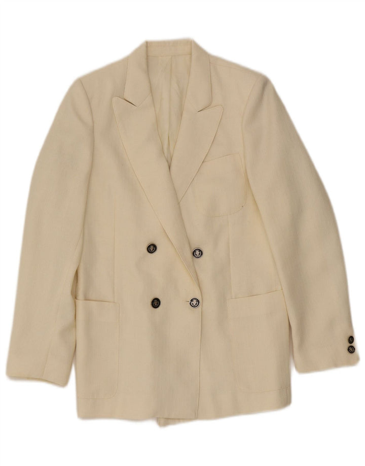 Cody Chaqueta tipo blazer con doble botonadura para mujer IT 40 Small Off White