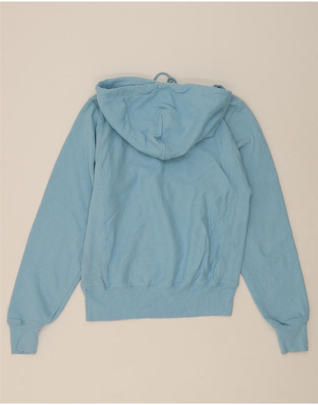 CHAMPION Mens Graphic Hoodie Jumper XS Blue Cotton Vintage Champion and Second-Hand Champion from Messina Hembry 