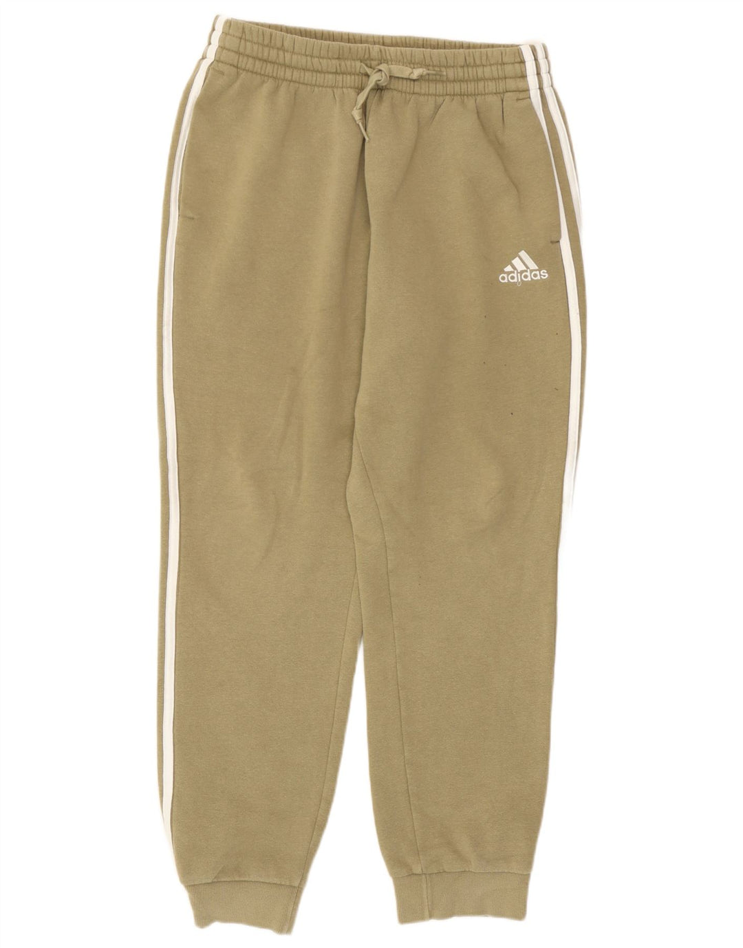 Adidas Mens Tracksuit Trousers Joggers Medium  Khaki Cotton