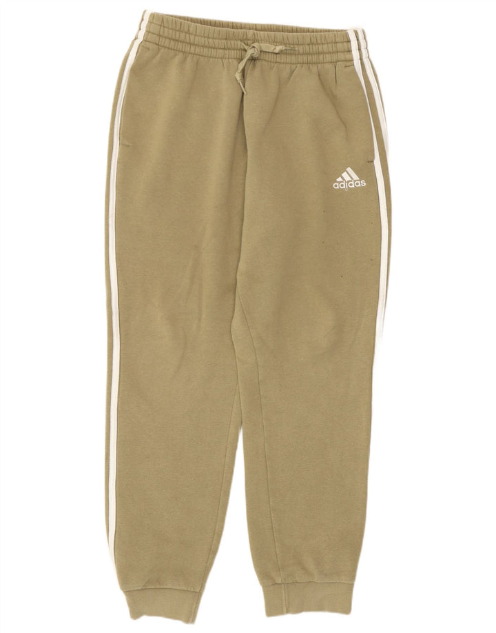 Adidas Mens Tracksuit Trousers Joggers Medium  Khaki Cotton