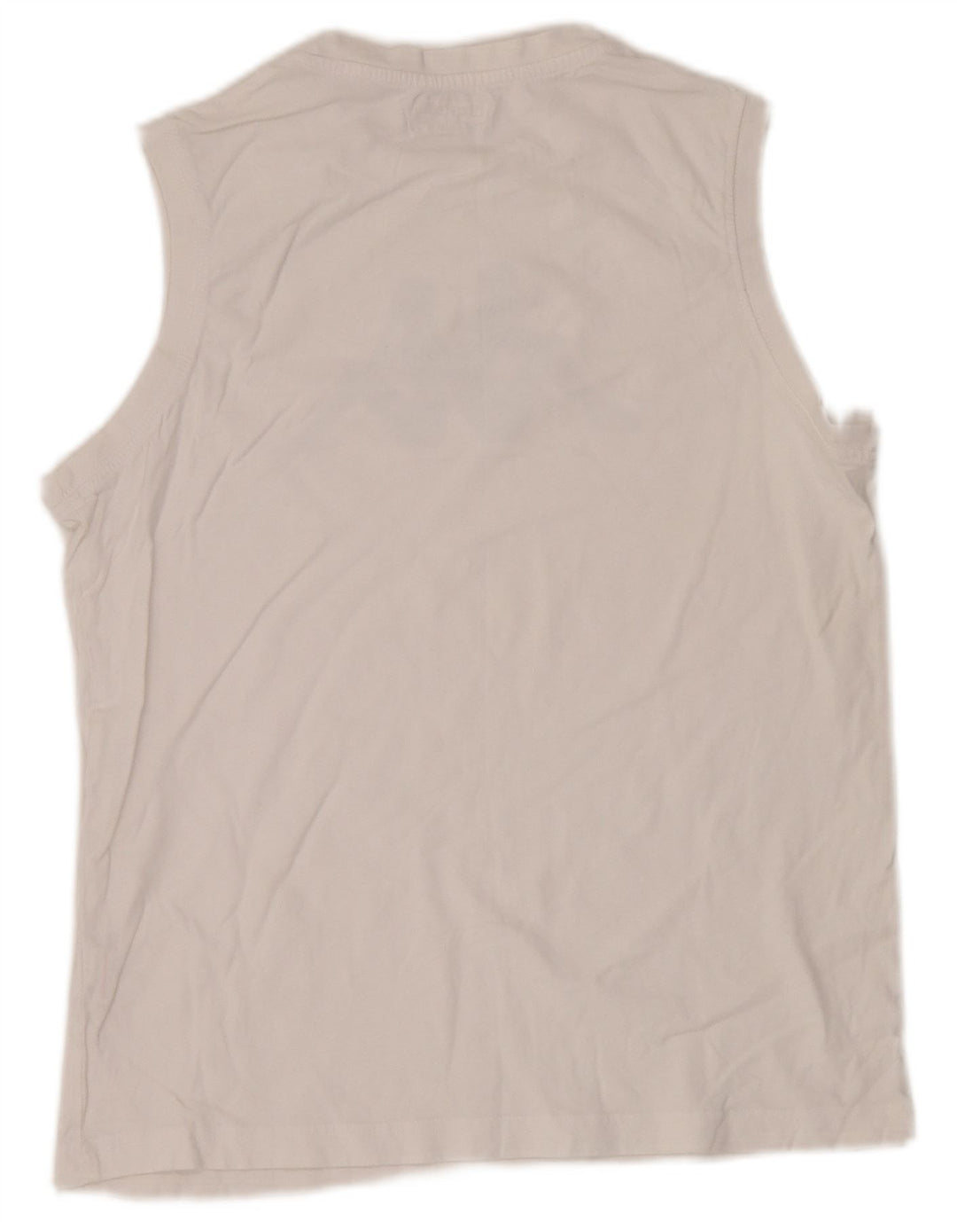 Kappa Mens Graphic Vest Top Medium White Cotton