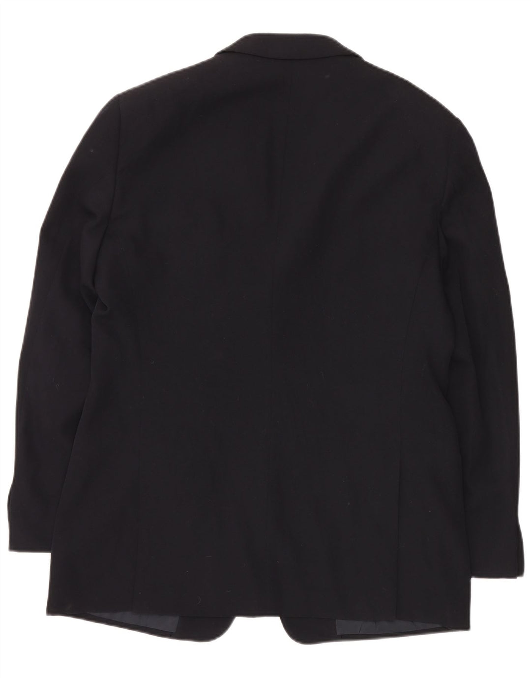 Armani Collezioni Mens 3 Button Blazer Jacket IT 52 XL Navy Blue Viscose