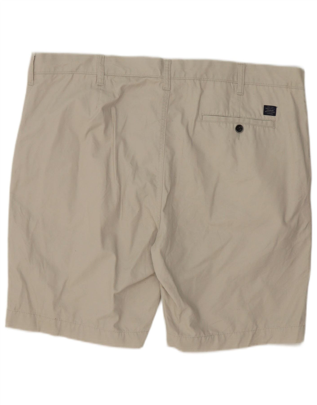 MARKS & SPENCER Mens Chino Shorts W42 2XL Beige Cotton