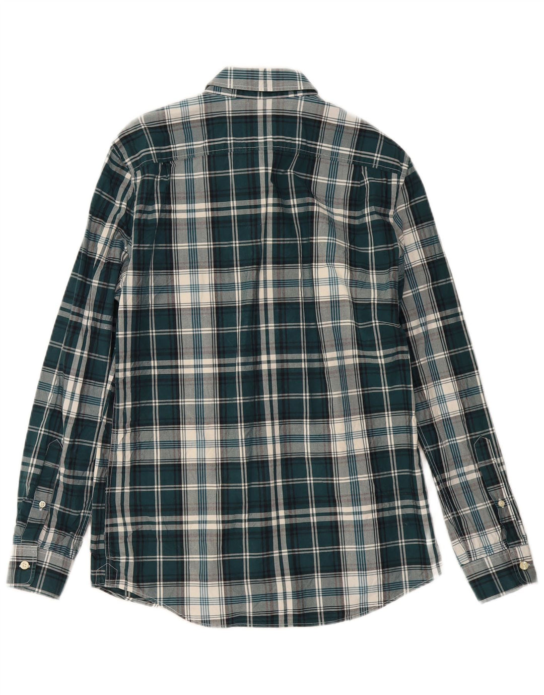 Camisa Jack Wills Hombre Algodón A Cuadros Verde Medio