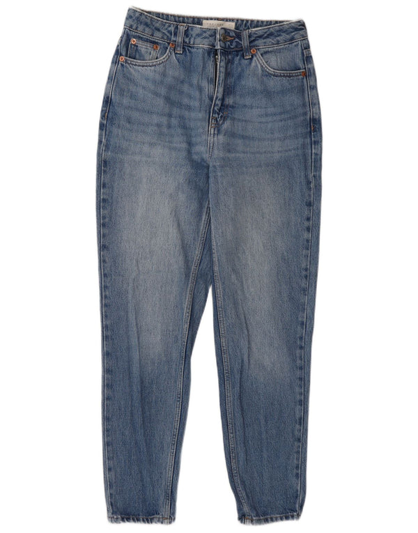 Levi's Womens High Rise Slim Jeans UK 8 Small W27 L28 Blue Cotton