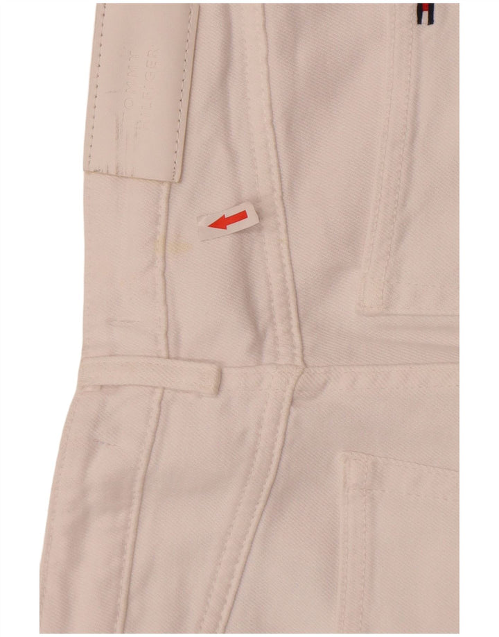 Tommy Hilfiger Womens Straight Jeans W27 L30 White Cotton