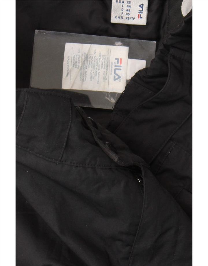 Fila Mens Ski Trousers XS Black Nylon