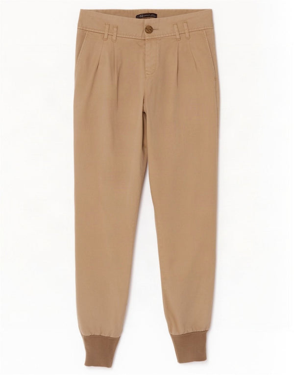Pantaloni chino da jogging da donna Zara EU 34 2XS W24 L28 Cotone beige