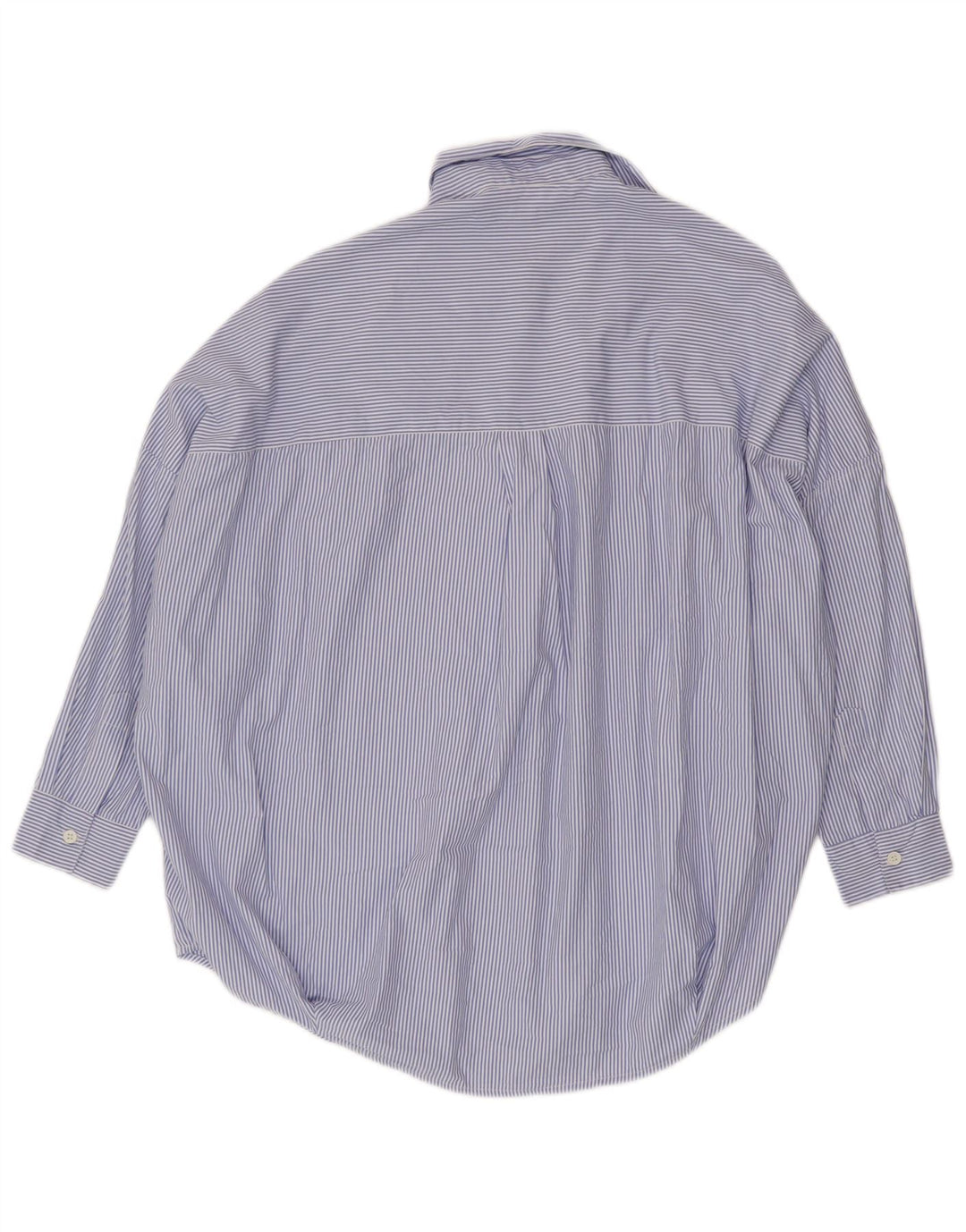 Camicia pullover da donna French Connection UK 14 gessato blu medio