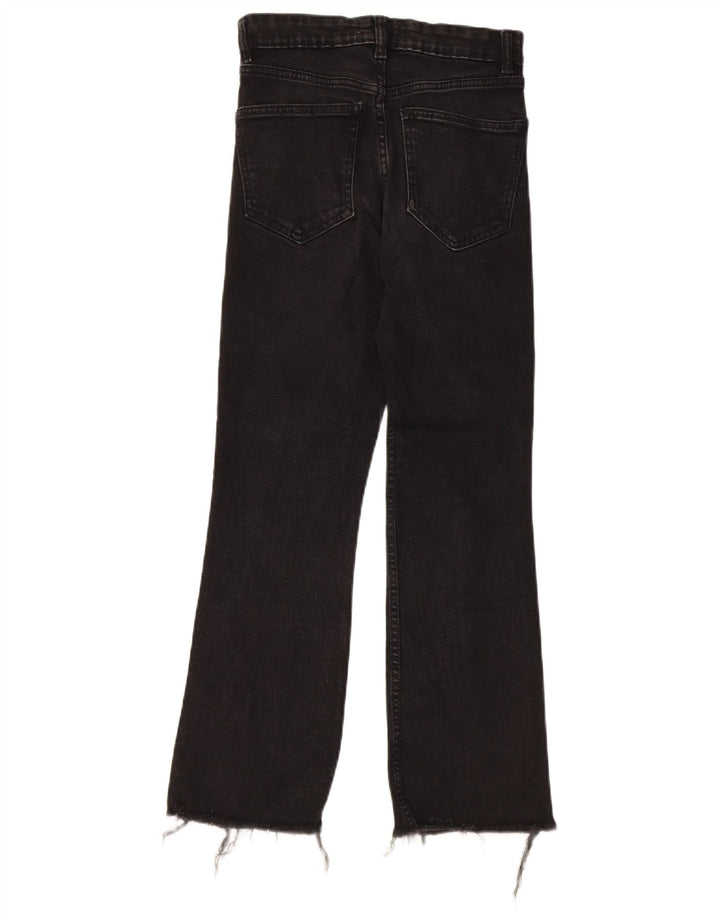 Zara Womens Bootcut Jeans EU 36 XS W26 L25 Black