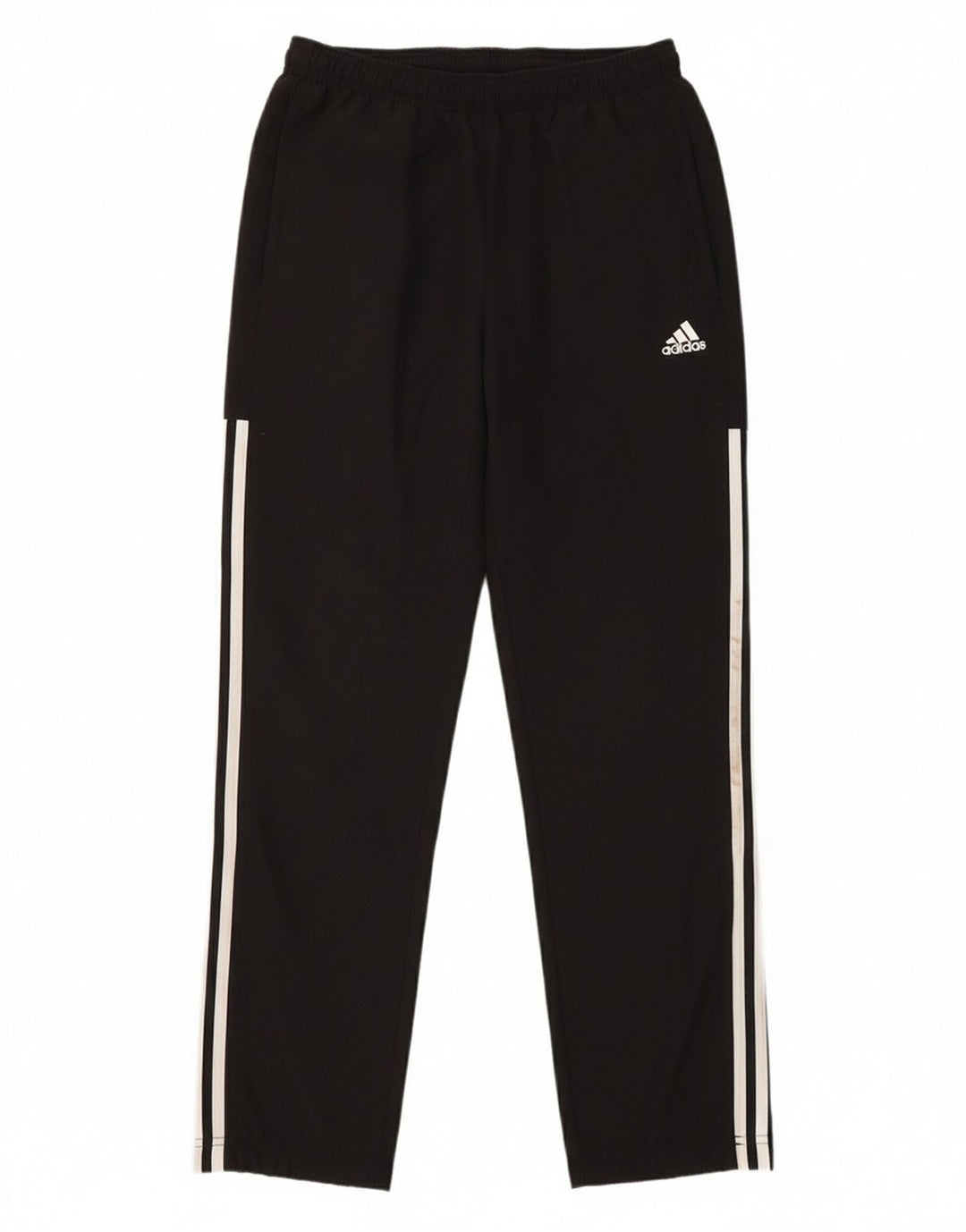 ADIDAS Mens Tracksuit Trousers Joggers Small  Black Polyester