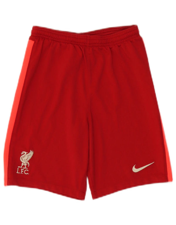 Pantaloncini sportivi Nike da ragazzo Liverpool 12-13 anni Large Rosso Colourblock
