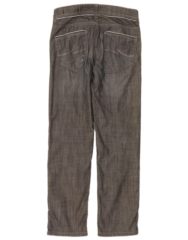 Jack & Jones Mens Distressed Straight Farmer W30 L29 Szürke