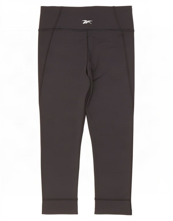 Damskie legginsy Reebok Capri UK 8/10, małe czarne