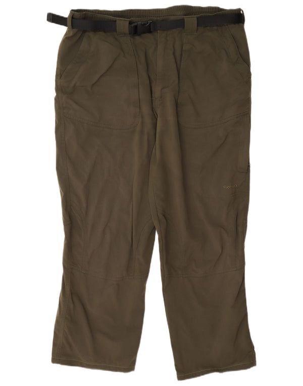 Rohan Pantalones Cargo Regulares Para Hombre Grande W35 L27 Poliamida Caqui