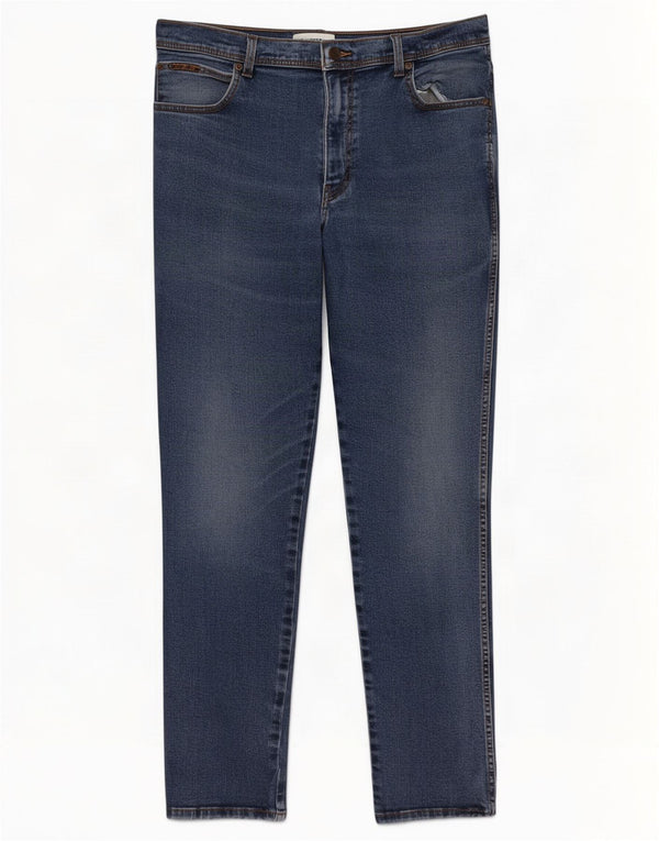 Męskie jeansy Wrangler Texas Straight W38 L32 Niebieskie, bawełniane