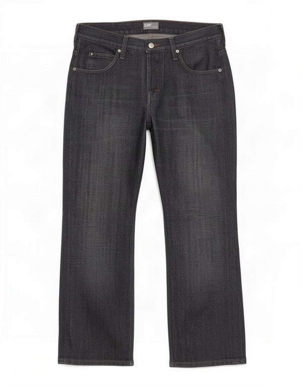 Lee Mens Knox Straight Jeans W33 L27 Blue Cotton