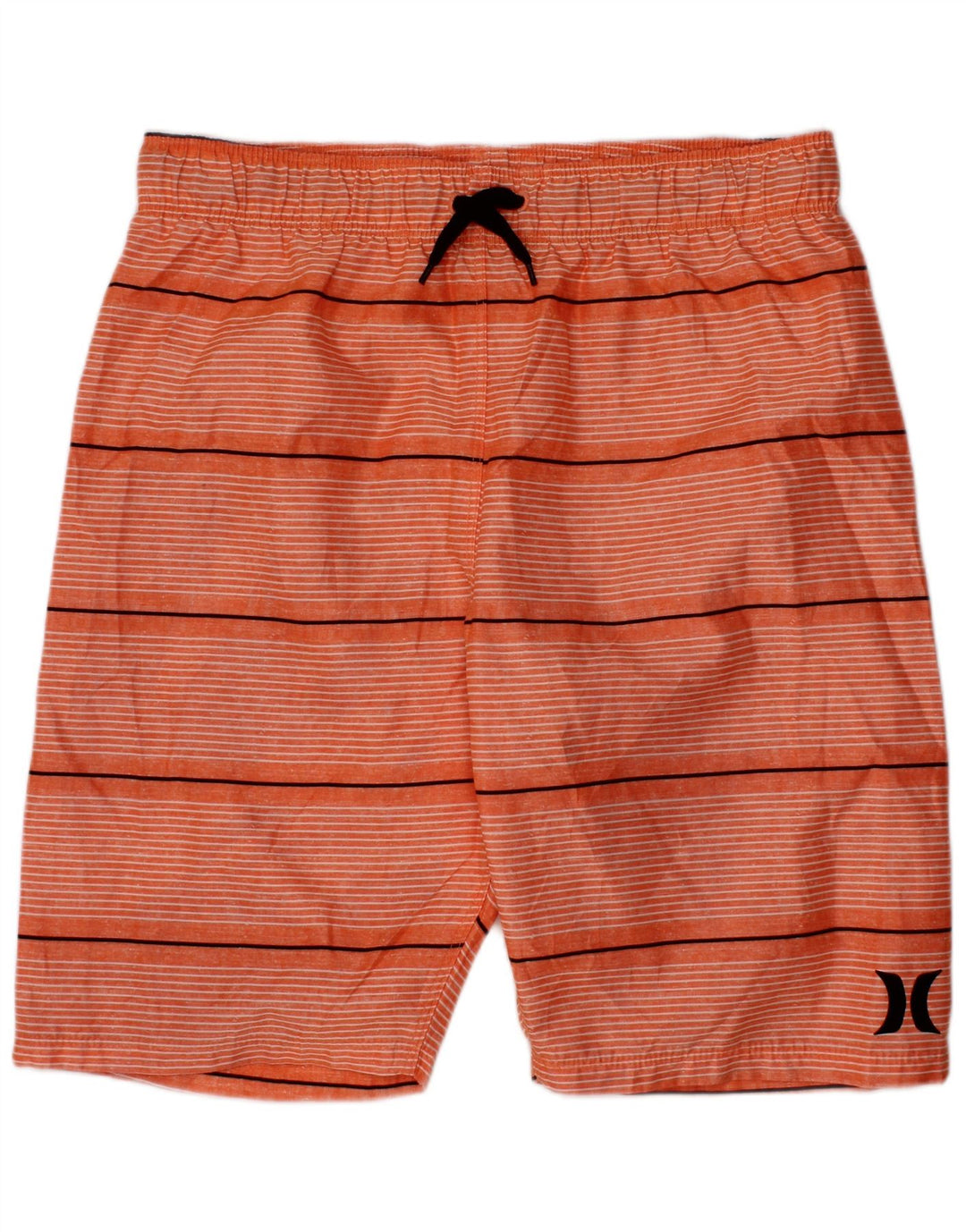 HURLEY Badeshorts til drenge 10-11 år orange stribet polyester