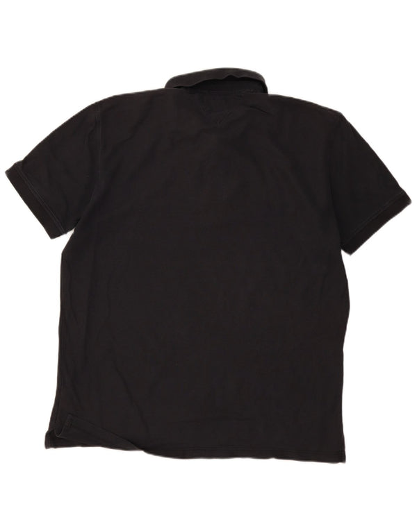 Tommy Hilfiger Mens Regular Fit Polo Shirt 2XL Navy Blue Cotton