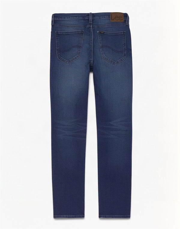 Lee Mens Luke Tapered Slim Jeans W32 L32 Azul Algodão