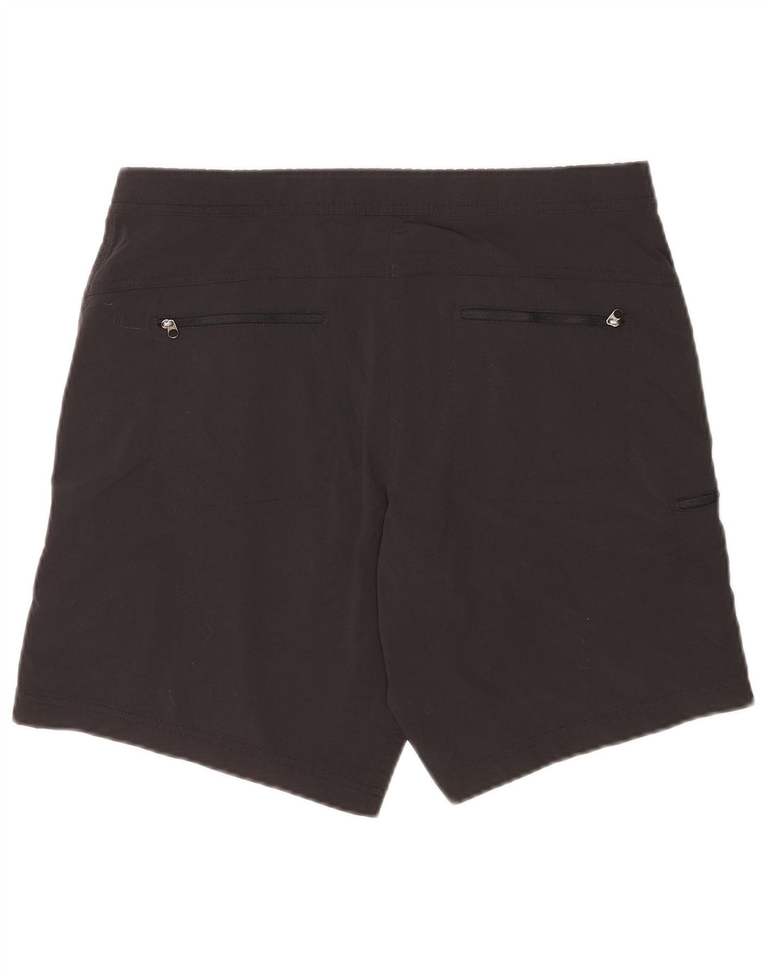 L.L.Bean Womens Cargo Shorts US 12 Large W34  Black Nylon