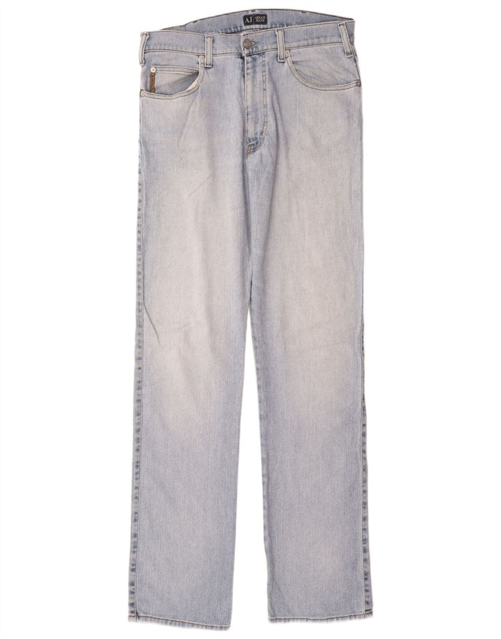 Armani Dame Straight Jeans W34 L35 Blå