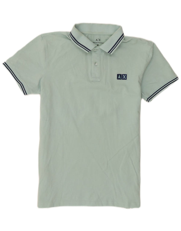 Armani Exchange Polo Homme Grand Bleu Coton
