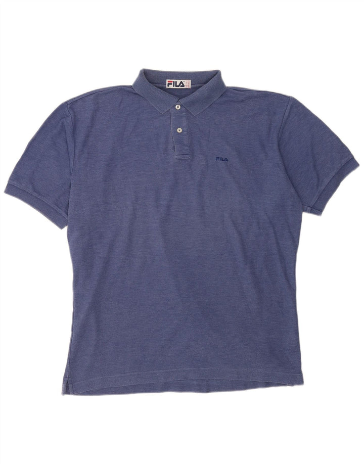 Polo Uomo Fila IT 52 Large Blu Cotone