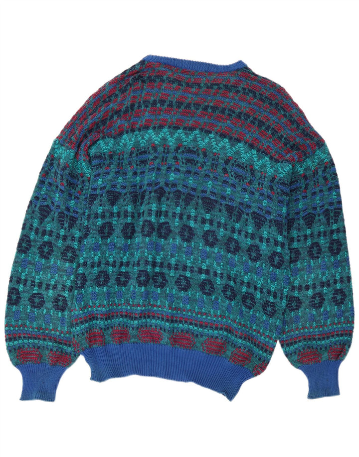 Maglione da uomo con scollo a barchetta Rantonio Rubino IT 54 XL multicolore