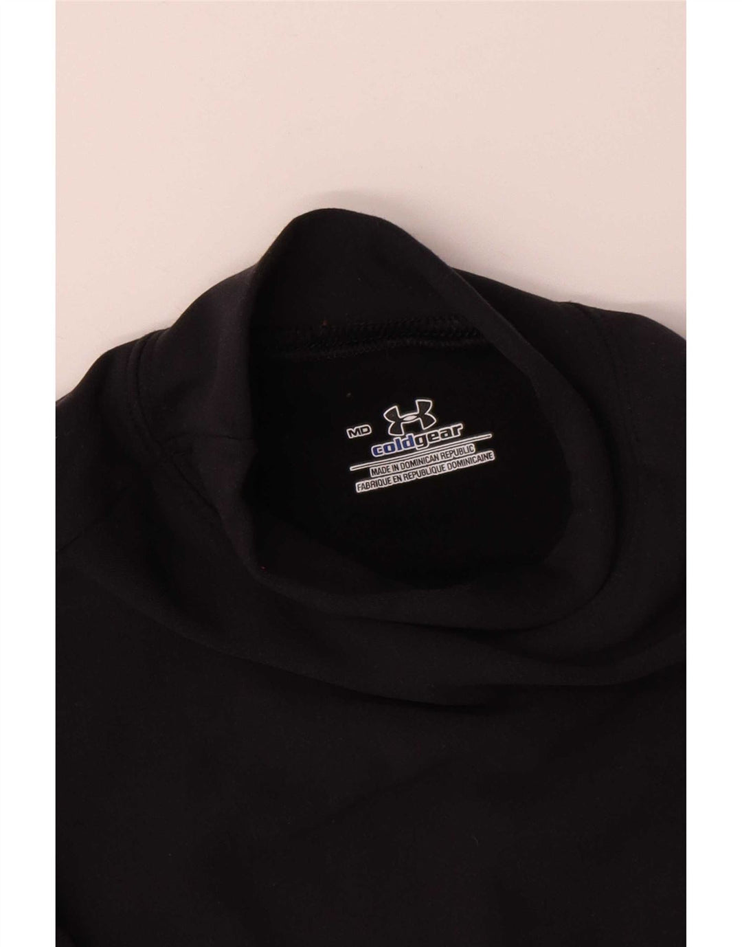 Under Armour Mens Cold Gear Top Long Sleeve Medium Black Nylon
