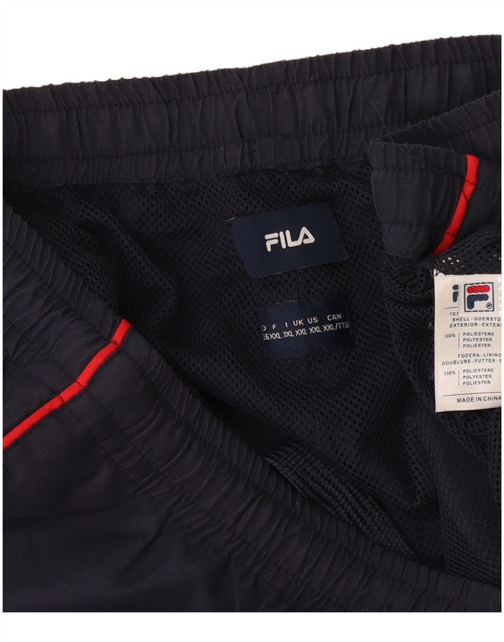Fila Mens Tracksuit Trousers 2XL  Navy Blue Polyester