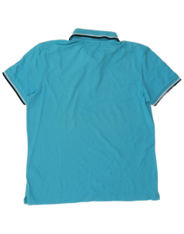 Tricou polo pentru bărbați Diadora, mare, albastru, bumbac