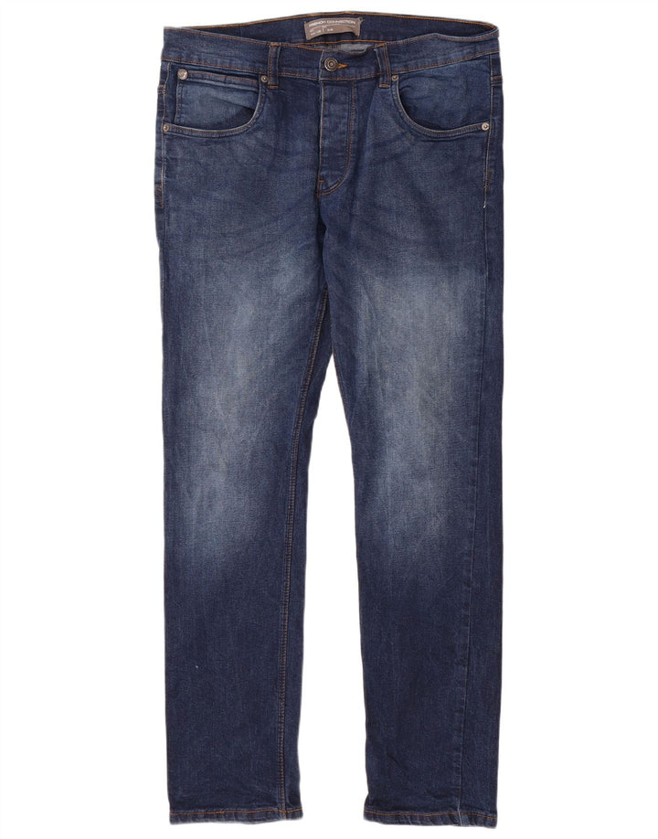FRENCH CONNECTION Jeans slim da uomo W36 L32 cotone blu