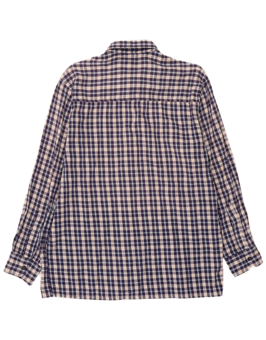 FOLLIE Herre flannelskjorte str. 41/42 Large Blue Check