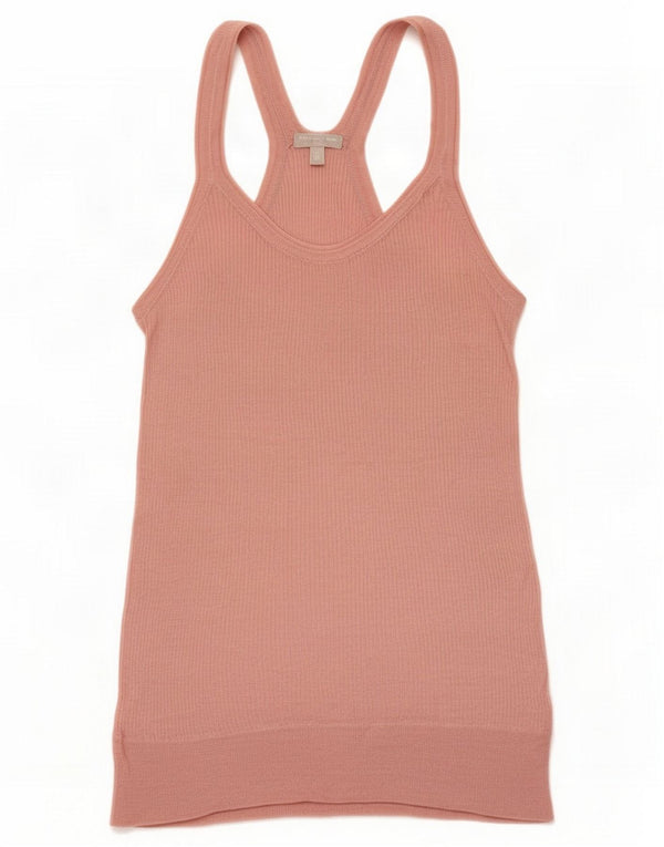 Massimo Dutti Womens Vest Top UK 12 Medium Pink