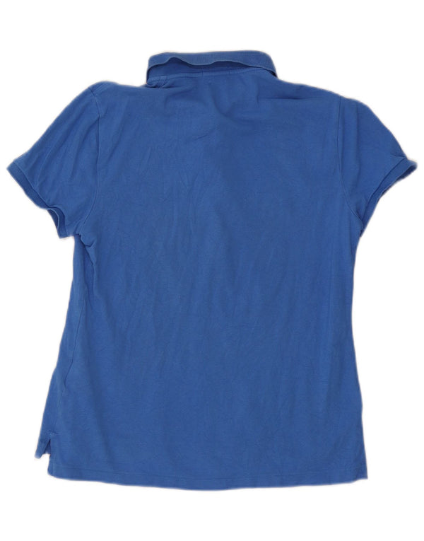 Cămașă Skinny Fit Polo Ralph Lauren pentru femei UK 14, mare, albastru, bumbac