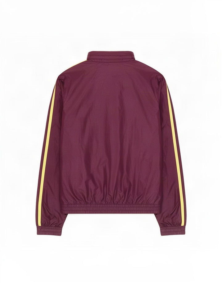 Adidas Womens Hooded Tracksuit Top Jacket EU 40 Medium Maroon Polyester