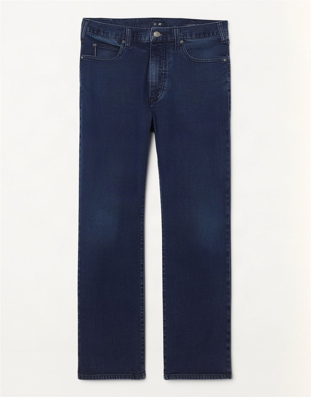 Jeans dritti da uomo vestibilità regolare Armani W36 L28 cotone blu