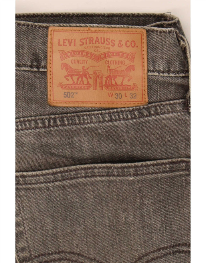 Levi's Jean 502 Tapered Homme Gris Coton