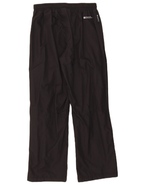 Mountain Warehouse Dame vandtætte bukser UK 10 Small Black Nylon