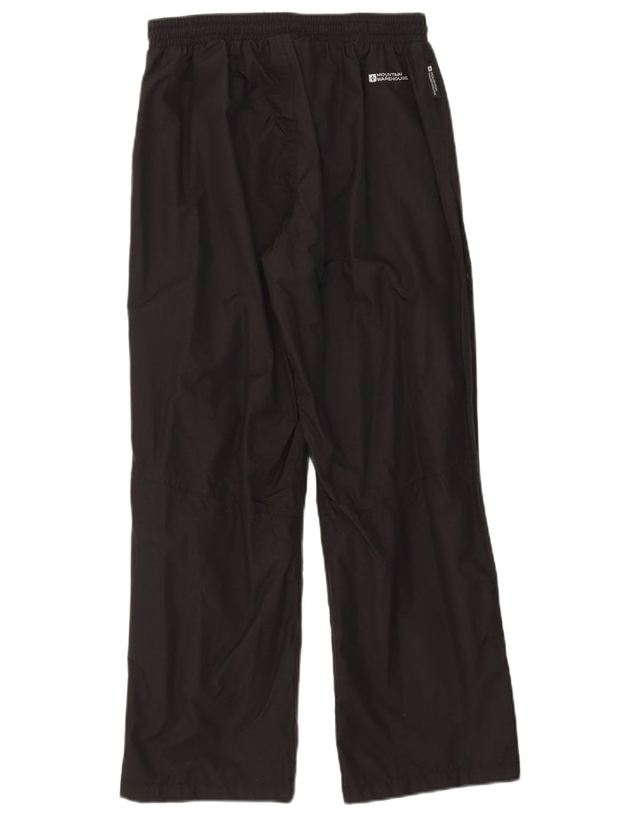 Mountain Warehouse Womens Waterproof Trousers UK 10 Small Black Nylon