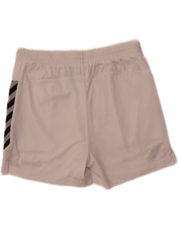 HUMMEL Mens Authentic Graphic Sport Shorts Medium  White
